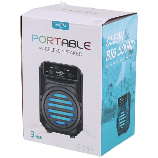 GREATNICE Portable Wireless Speaker 3 inch (GTS-1961)